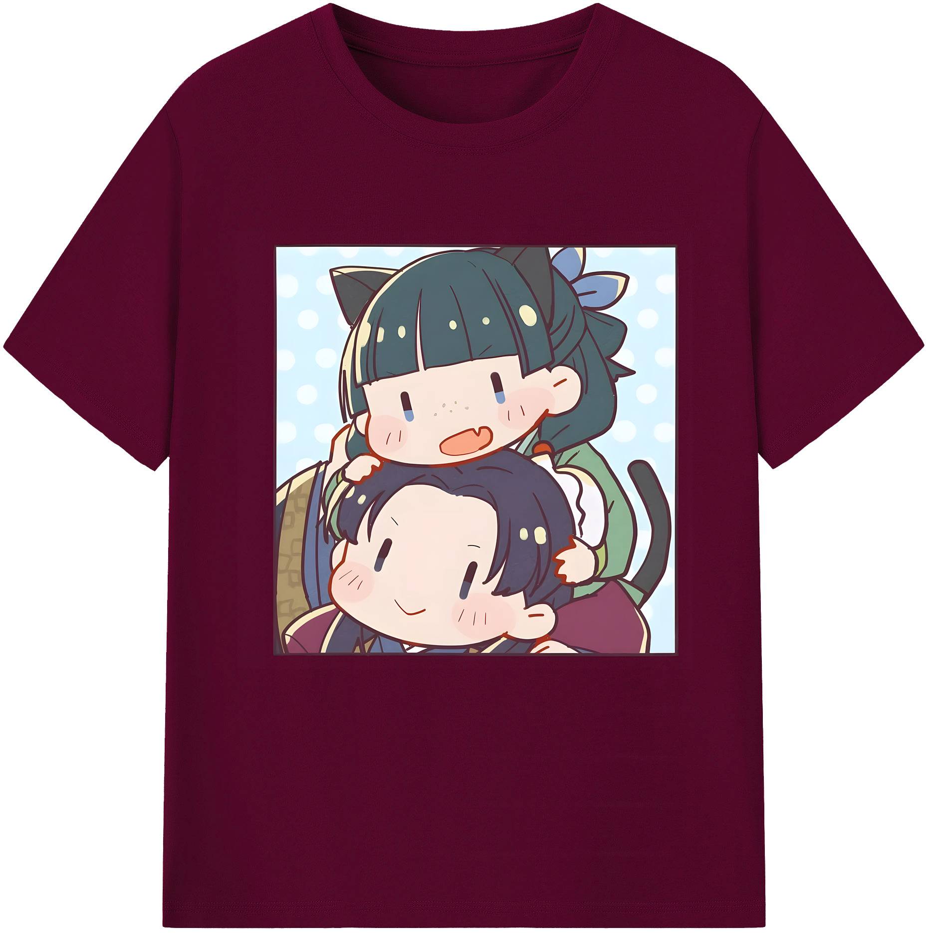 （画像用） 薬屋のひとりごと The Apothecary Diaries レディースカジュアルプリントTシャツ（綿100％）